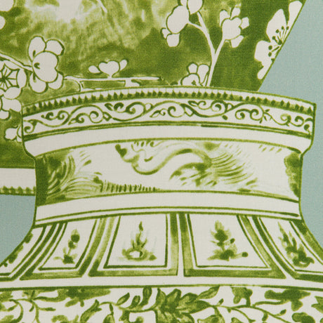 Lee Jofa PANDAN PRINT MIST/JADE Fabric