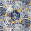 Lee Jofa PANDAN PRINT MAIZE/BLUE Fabric