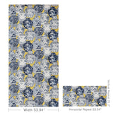 Lee Jofa PANDAN PRINT MAIZE/BLUE Fabric