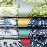 Lee Jofa PANDAN PRINT MAIZE/BLUE Fabric