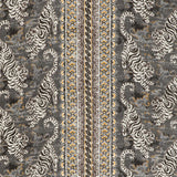 Lee Jofa Bongol Print Charcoal Fabric