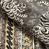 Lee Jofa BONGOL PRINT CHARCOAL Fabric