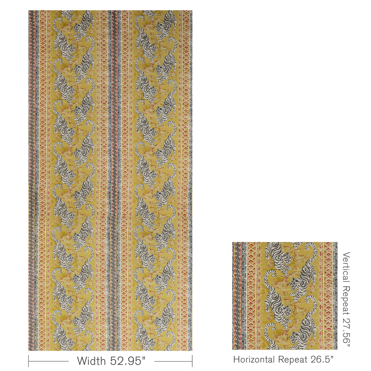 Lee Jofa BONGOL PRINT CITRINE Fabric