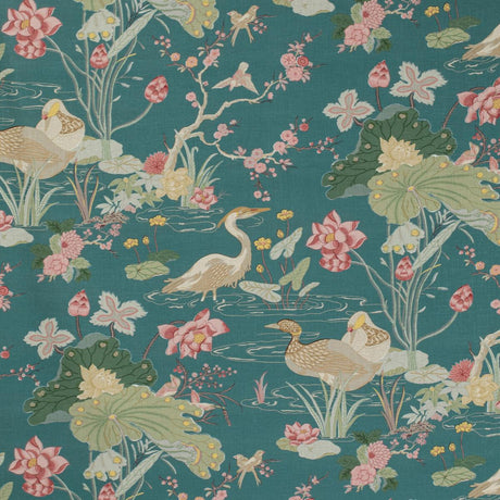 Lee Jofa Luzon Print Lagoon Fabric