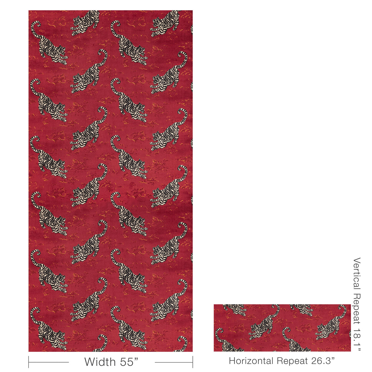 Lee Jofa BONGOL VELVET CRIMSON Upholstery Fabric