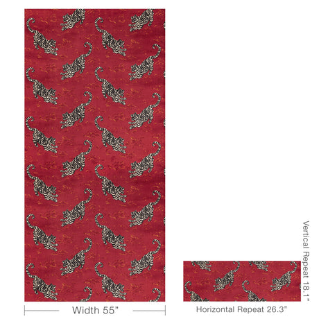 Lee Jofa BONGOL VELVET CRIMSON Upholstery Fabric