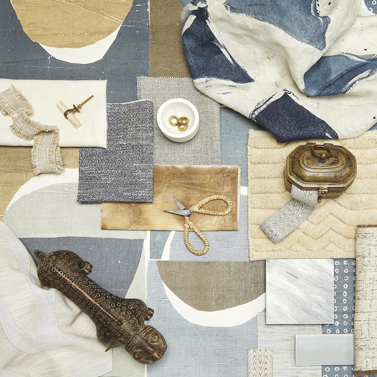 Kravet EASEFUL BLUE STEEL Upholstery Fabric