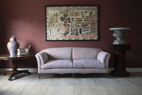 G P & J Baker CAMDEN TRELLIS RED/ BLUE Fabric