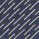 Lee Jofa ESKER WEAVE NAVY/CREAM Upholstery Fabric