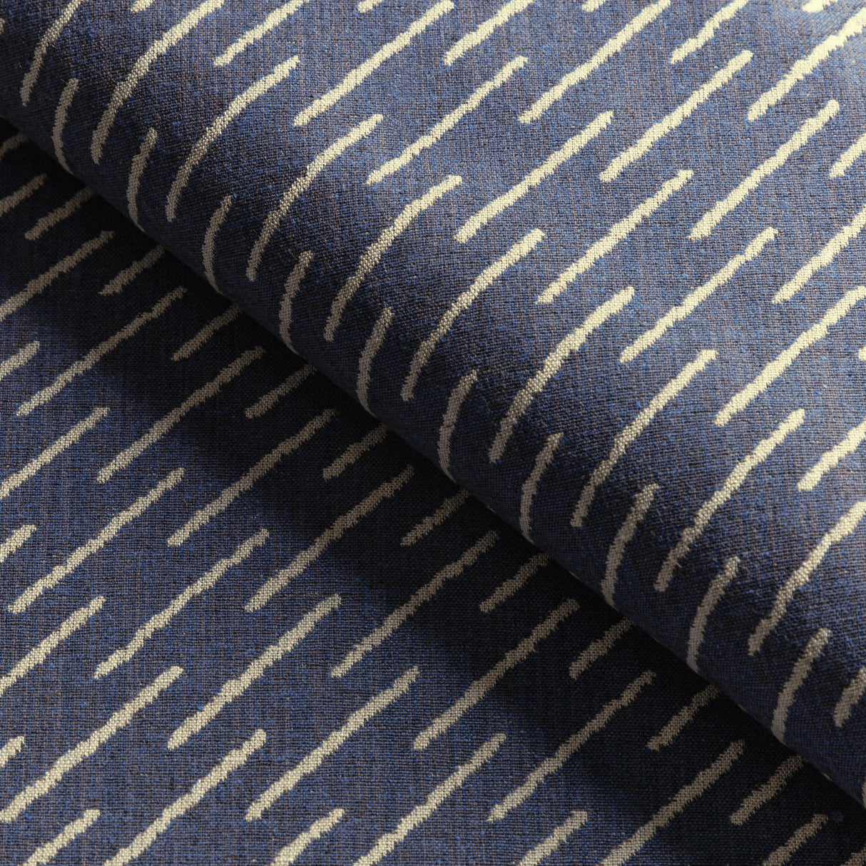 Lee Jofa ESKER WEAVE NAVY/CREAM Upholstery Fabric