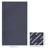 Lee Jofa ESKER WEAVE NAVY/CREAM Upholstery Fabric