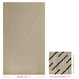 Lee Jofa ESKER WEAVE EBONY/IVORY Upholstery Fabric