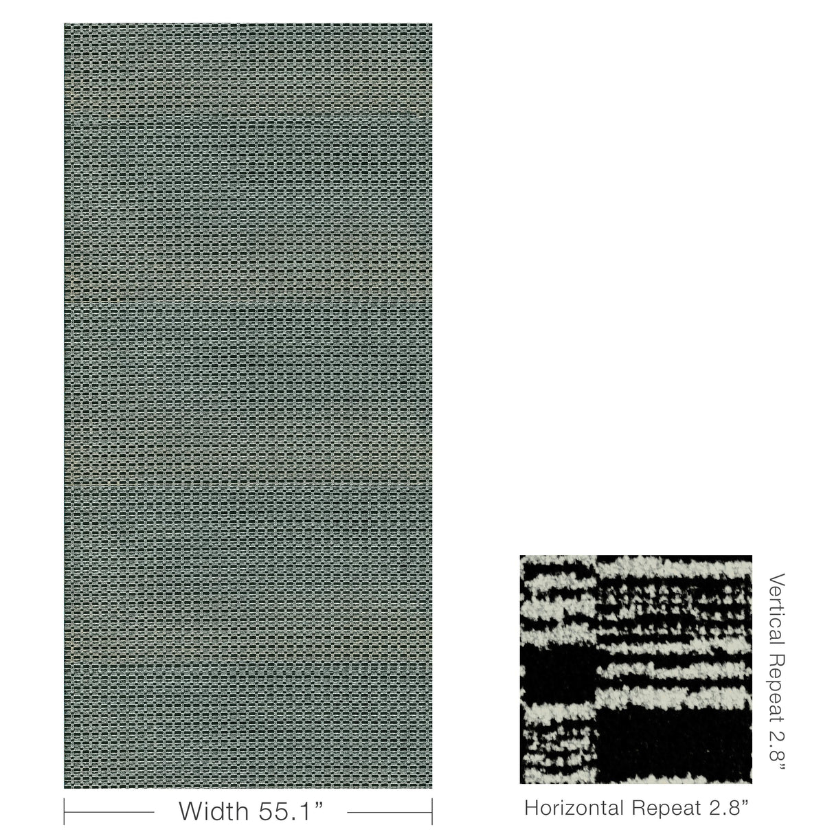 Lee Jofa LURE ONYX/IVORY Upholstery Fabric