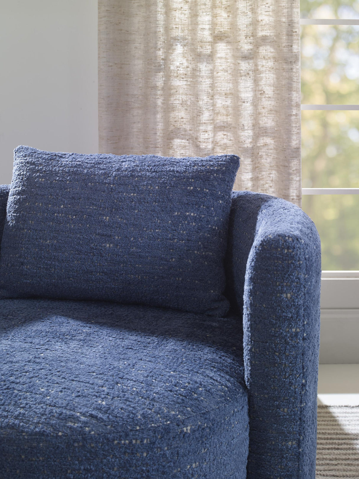 Lee Jofa PLUME COBALT Upholstery Fabric