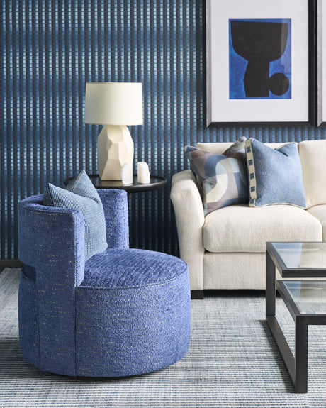 Lee Jofa PLUME COBALT Upholstery Fabric