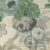 Lee Jofa AVONDALE PAPER SLATE/AQUA Wallpaper