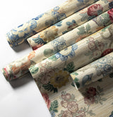 Lee Jofa AVONDALE PAPER SLATE/AQUA Wallpaper