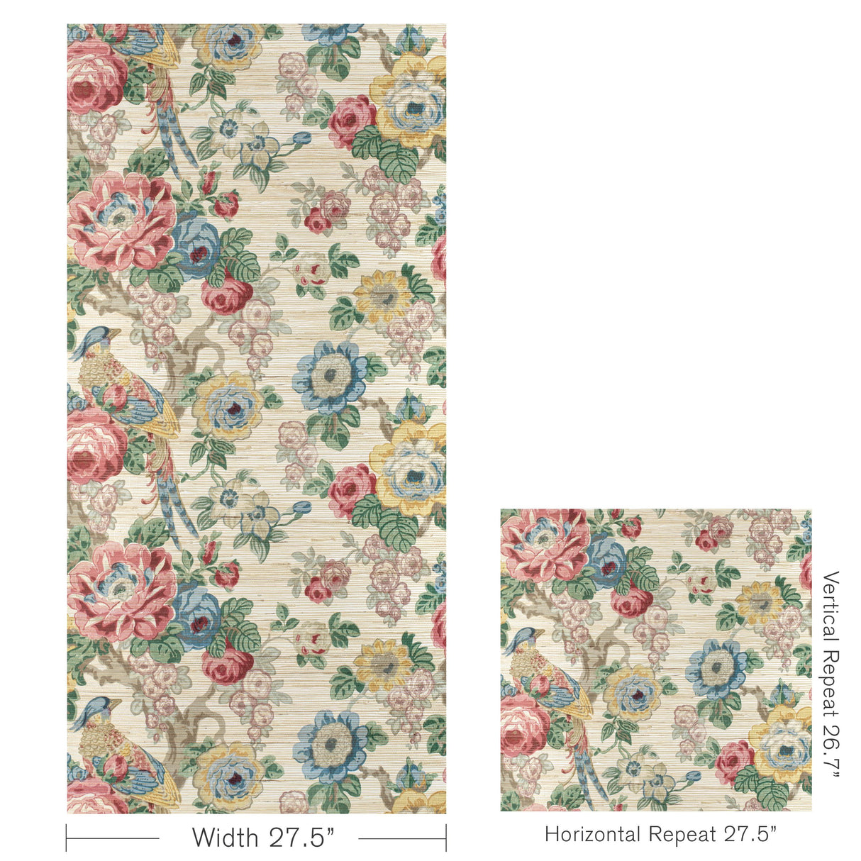 Lee Jofa AVONDALE PAPER ROSE/GOLD Wallpaper