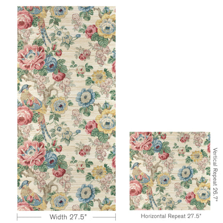 Lee Jofa AVONDALE PAPER ROSE/GOLD Wallpaper