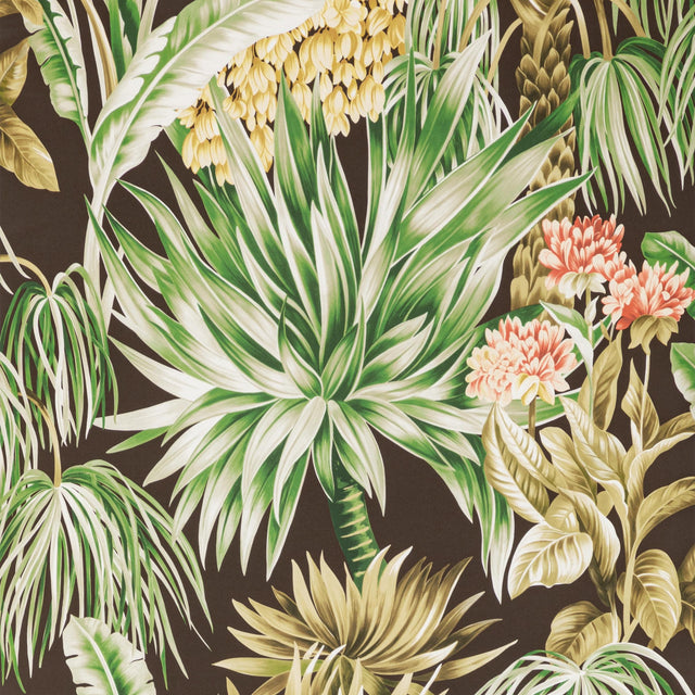 Lee Jofa CALUYA PAPER ESPRESSO Wallpaper