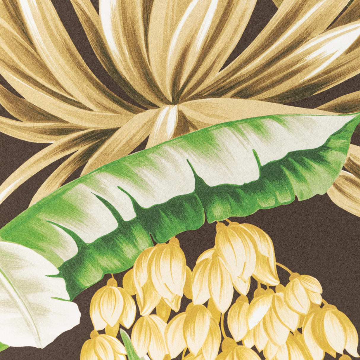 Lee Jofa CALUYA PAPER ESPRESSO Wallpaper