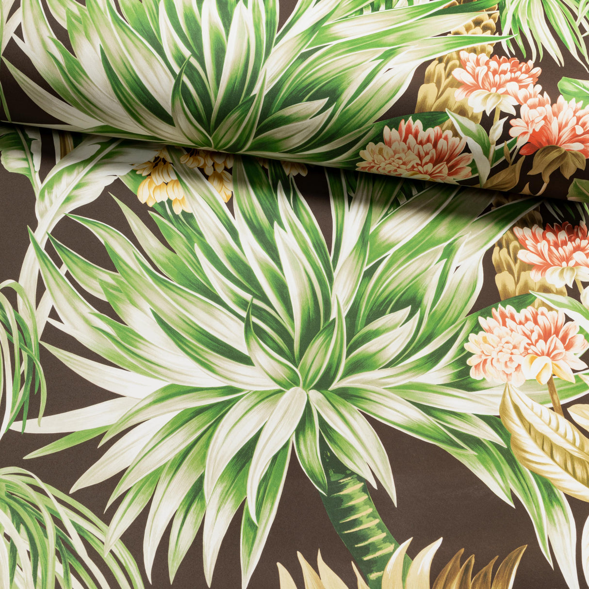 Lee Jofa CALUYA PAPER ESPRESSO Wallpaper