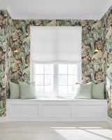 Lee Jofa CALUYA PAPER ESPRESSO Wallpaper