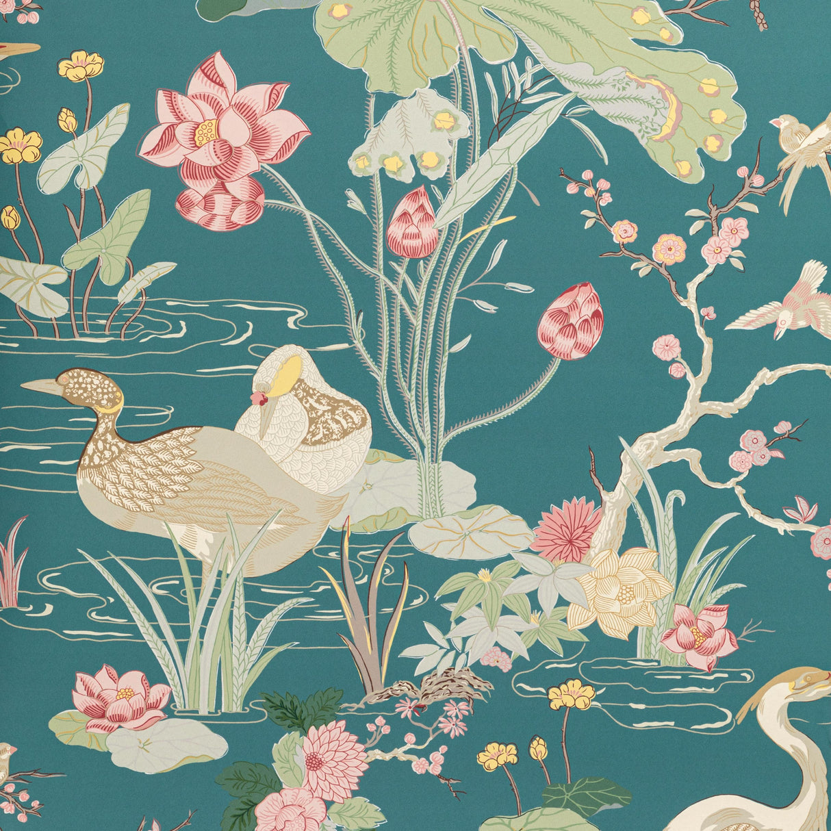 Lee Jofa LUZON PAPER LAGOON Wallpaper
