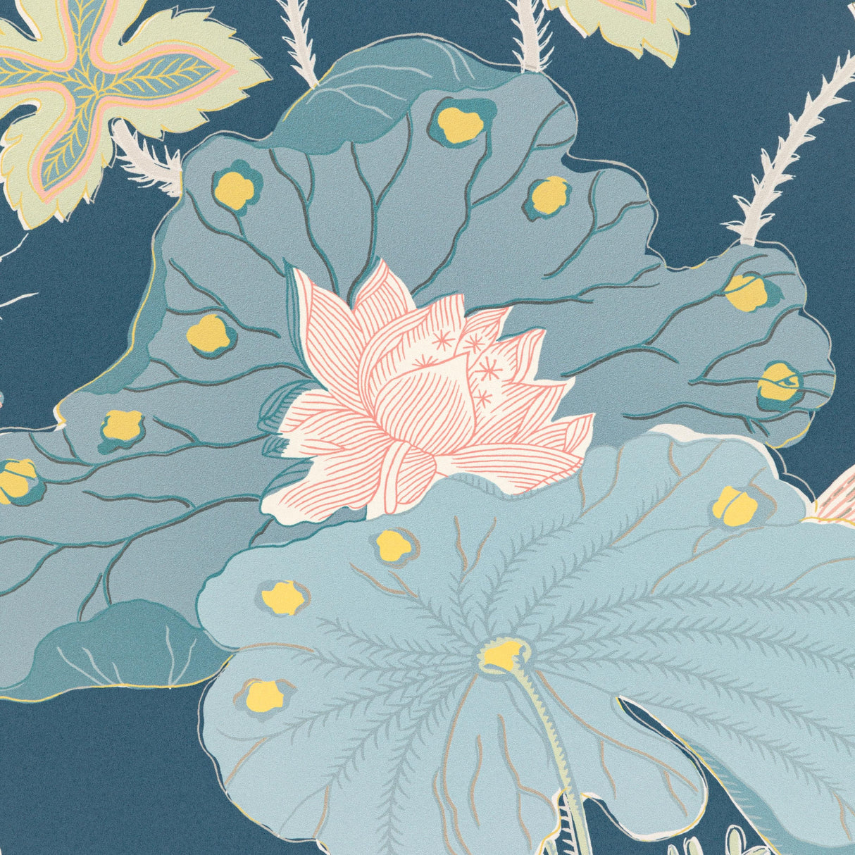 Lee Jofa LUZON PAPER SAPPHIRE Wallpaper