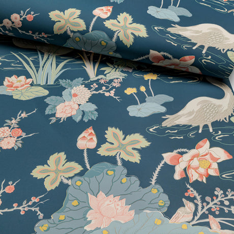 Lee Jofa LUZON PAPER SAPPHIRE Wallpaper