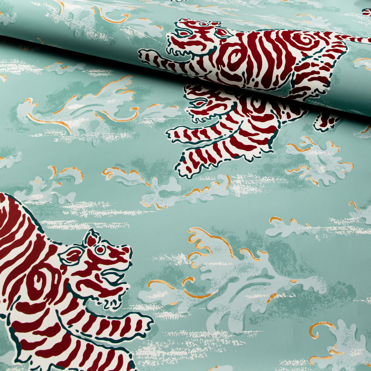 Lee Jofa BONGOL PAPER AQUA Wallpaper