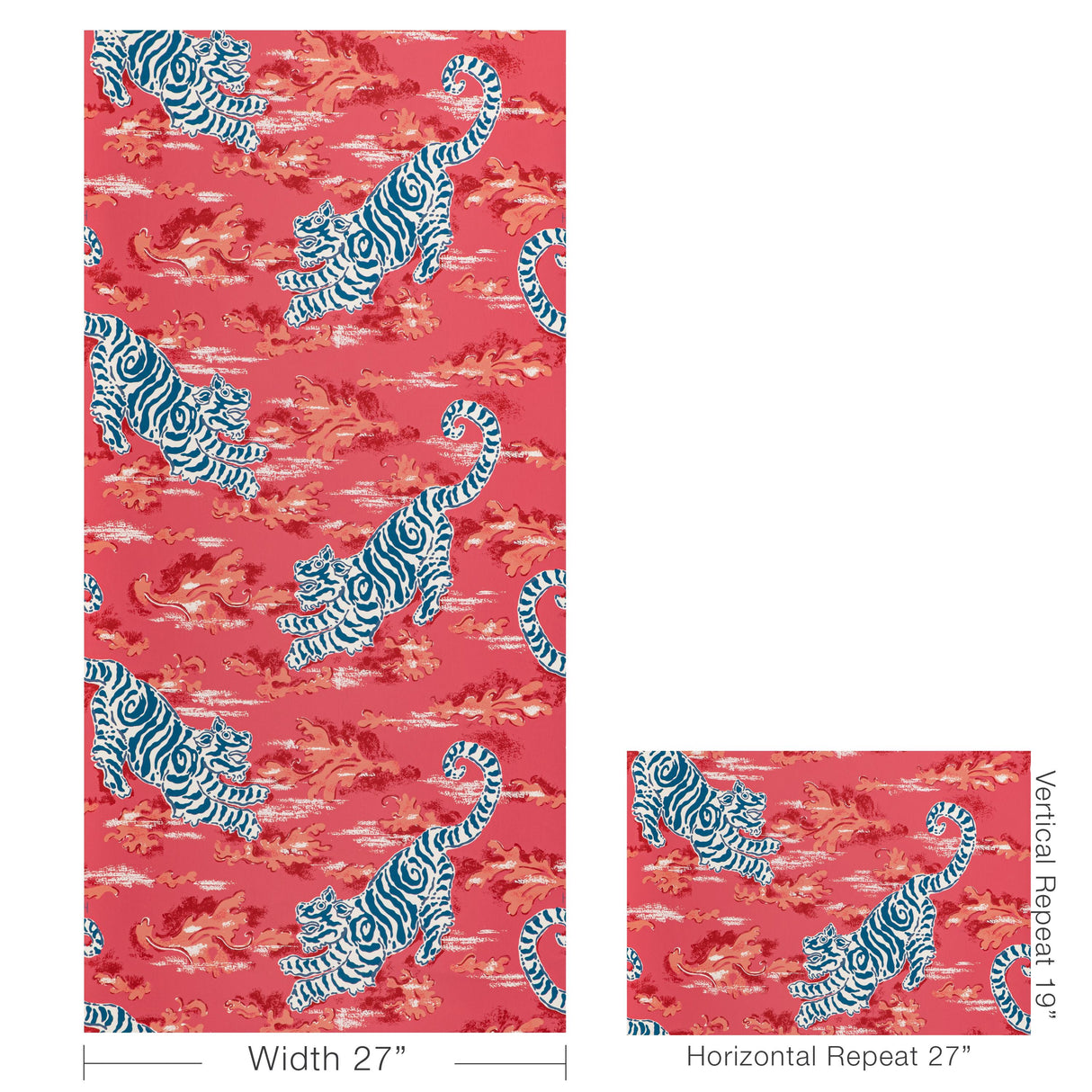 Lee Jofa BONGOL PAPER POPPY Wallpaper