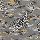 Lee Jofa BONGOL PAPER CHARCOAL Wallpaper