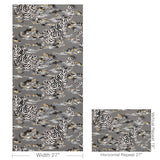 Lee Jofa BONGOL PAPER CHARCOAL Wallpaper