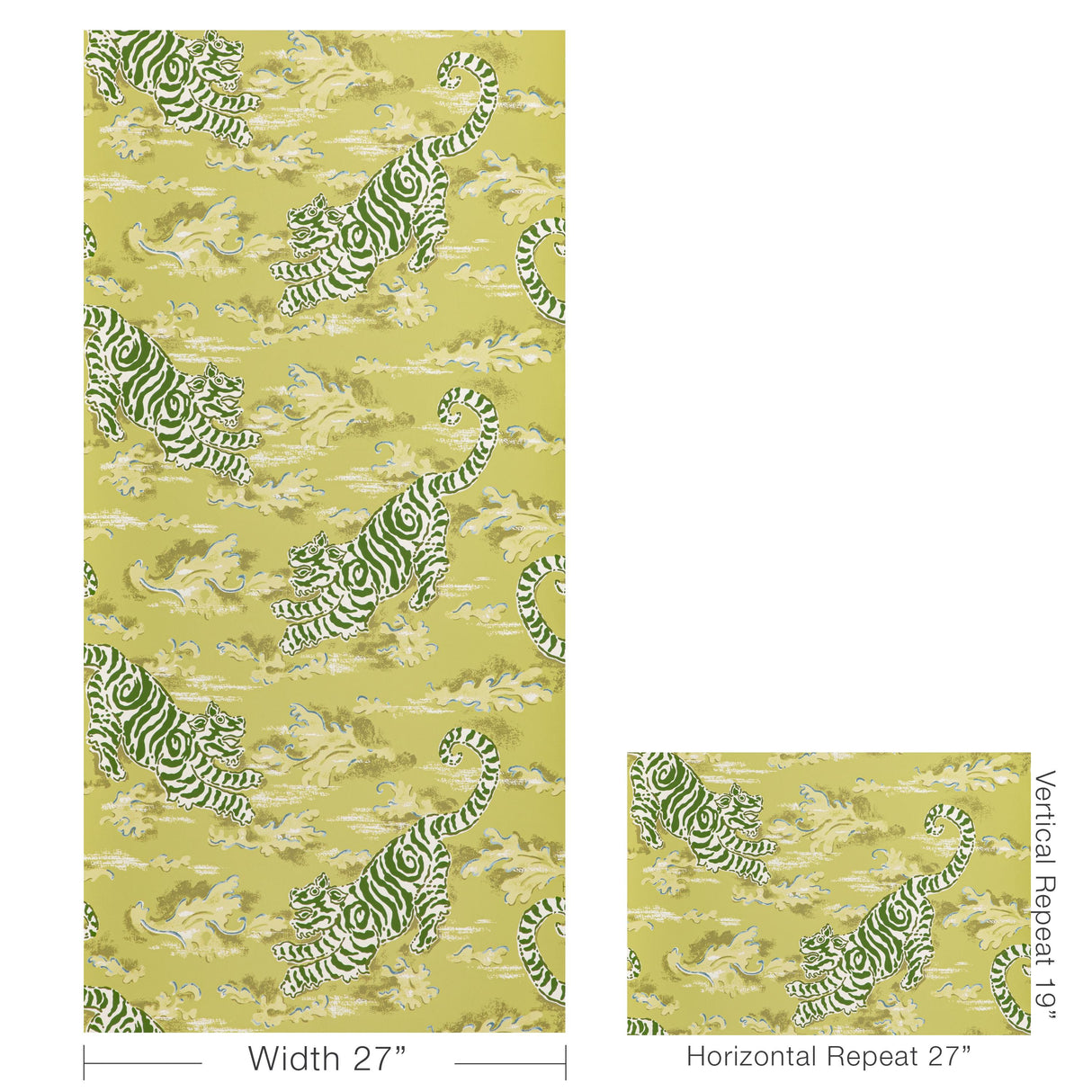 Lee Jofa BONGOL PAPER KIWI Wallpaper