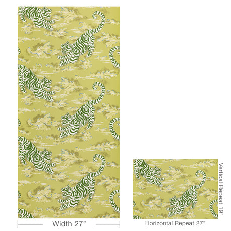 Lee Jofa BONGOL PAPER KIWI Wallpaper