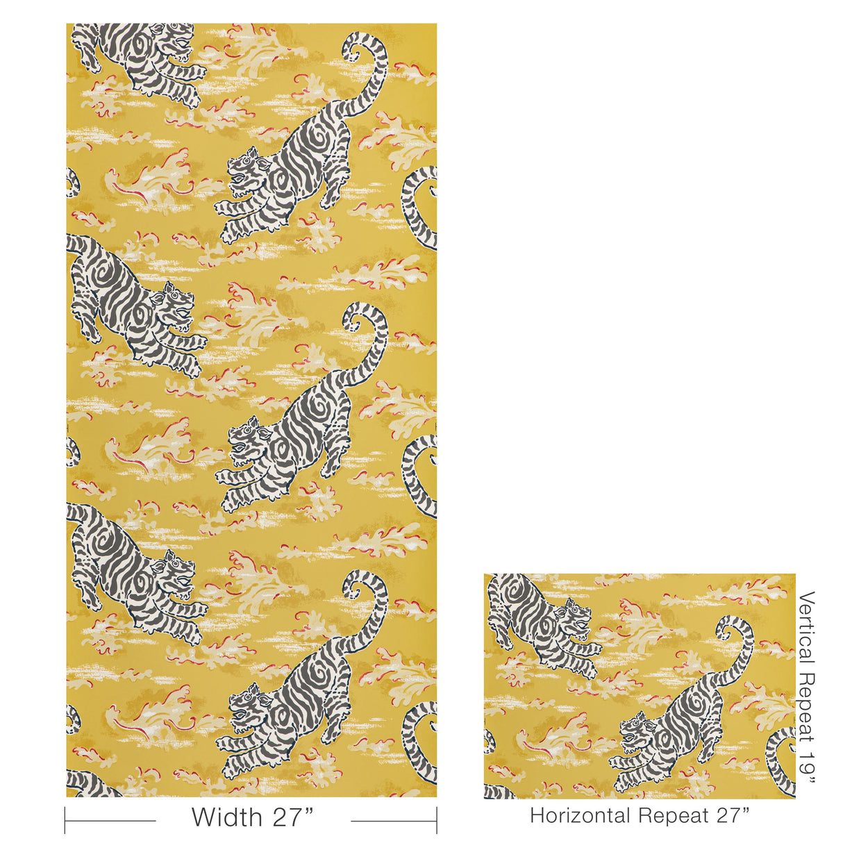 Lee Jofa BONGOL PAPER CITRINE Wallpaper