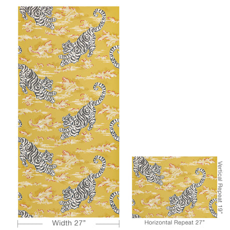 Lee Jofa BONGOL PAPER CITRINE Wallpaper