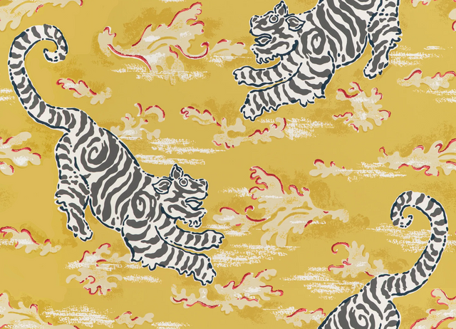Lee Jofa BONGOL PAPER CITRINE Wallpaper