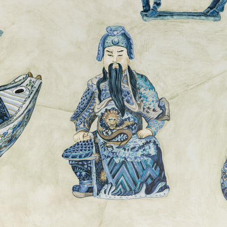 Lee Jofa TAMBELAN PAPER PORCELAIN Wallpaper