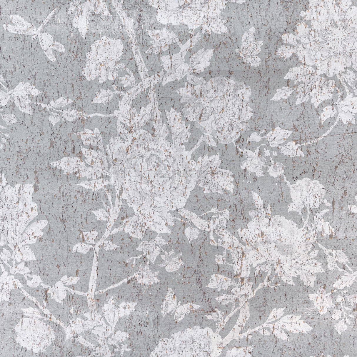 Brunschwig & Fils LES PIVOINES GREY Wallpaper
