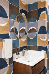 Kravet NIKO MOD BLUE STONE Wallpaper