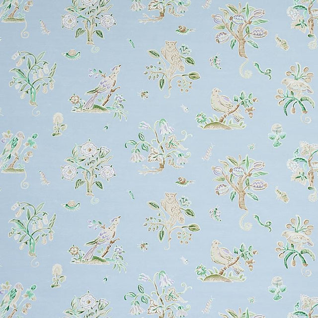 Schumacher Magical Menagerie Sky Wallpaper