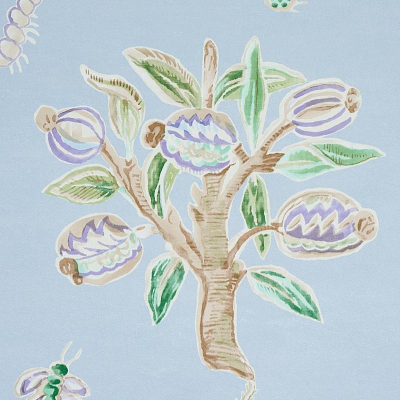 Schumacher Magical Menagerie Sky Wallpaper