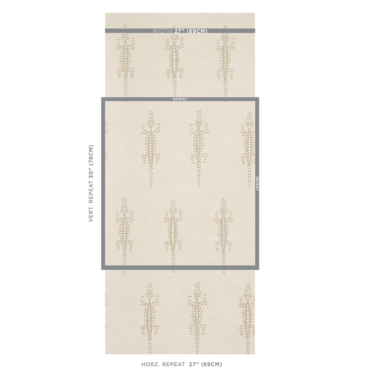 Schumacher Baracoa Neutral Wallpaper