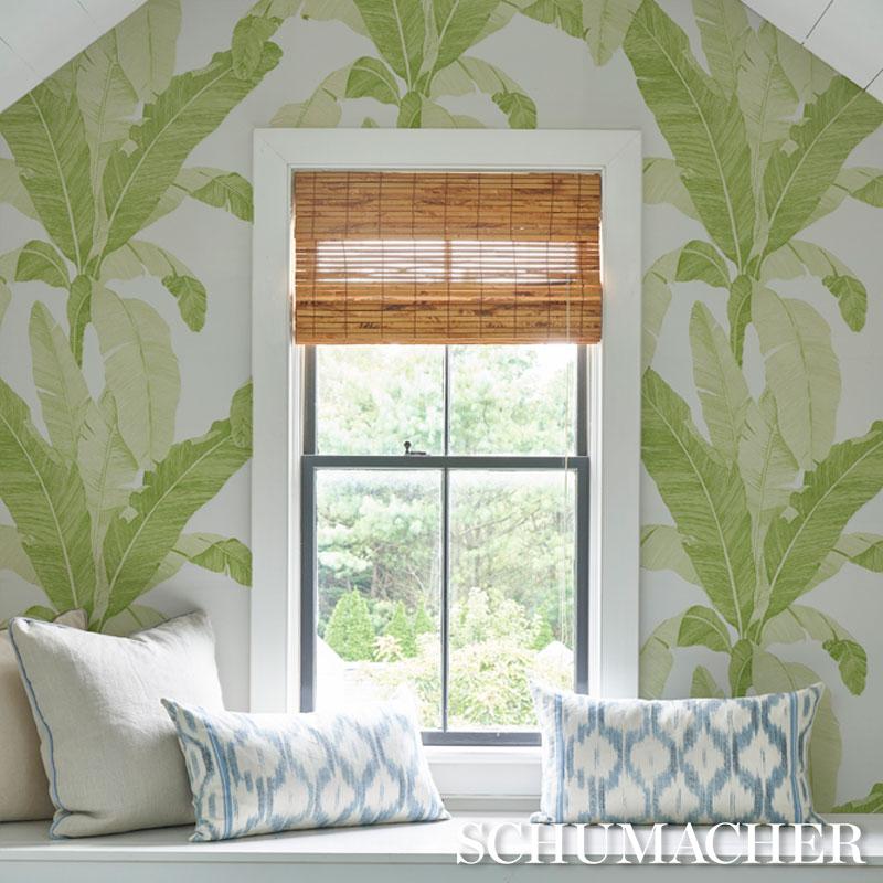 Schumacher Erisimo Leaf Wallpaper