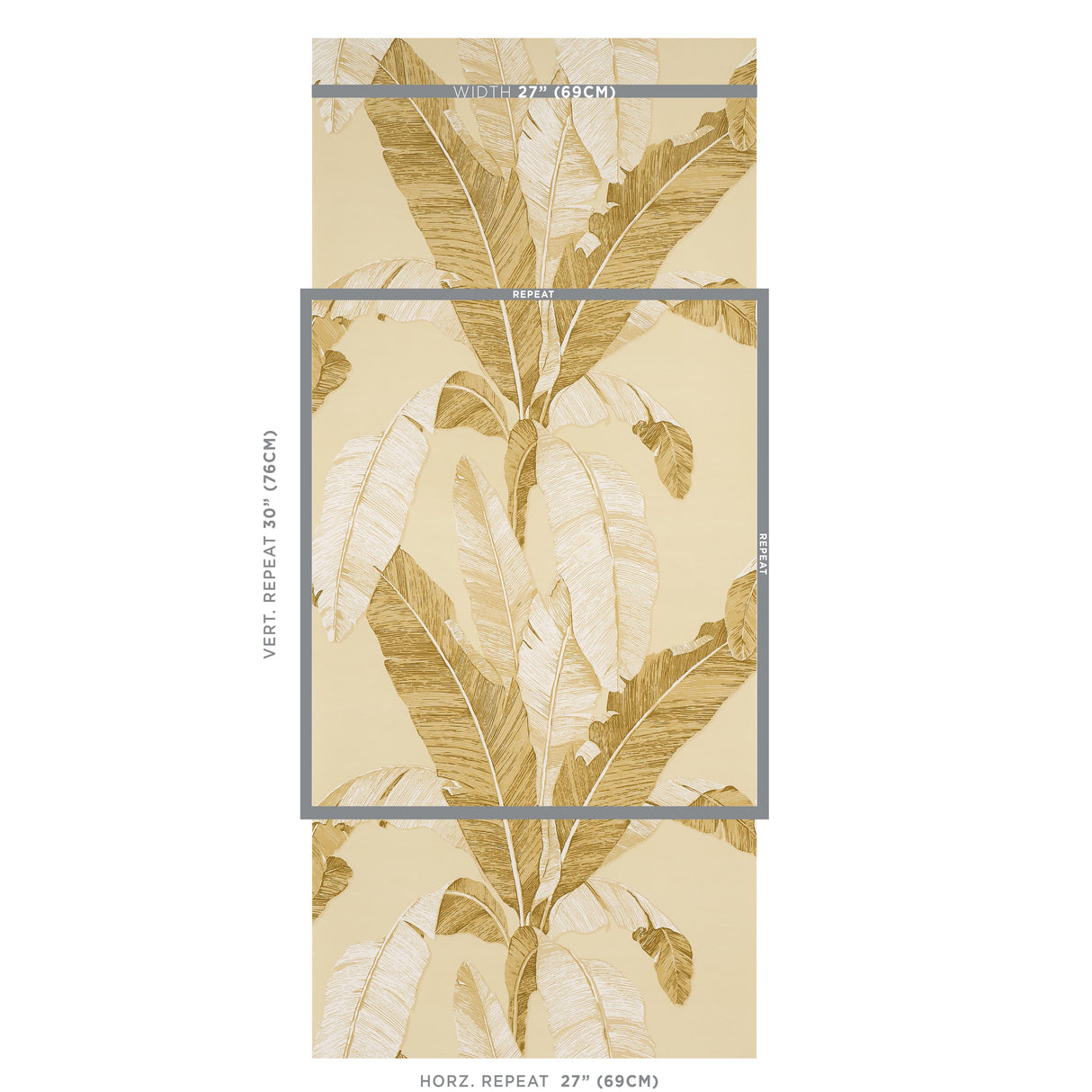 Schumacher Erisimo Neutral Wallpaper