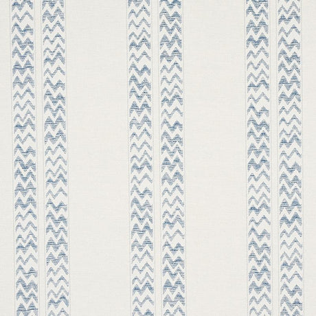 Schumacher Kudu Stripe Slate Wallpaper