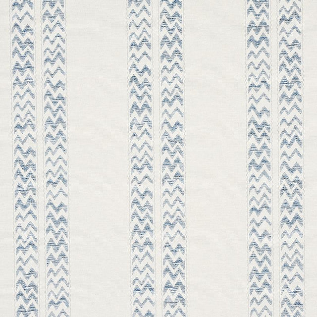 Schumacher Kudu Stripe Slate Wallpaper