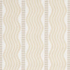 Schumacher Sina Stripe Sand Wallpaper